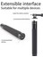 Djı Için Lenvee Action3/gopro Fotoğraf Ekipmanı Selfie Stick Bracket Teleskopik Alaşım Spor Kamera Selfie Stick (Yurt Dışından) 4