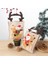 Elk-Pattern Xmas Candy Hediye Çantaları Antler Şekilli Tutamaklı Hediye Paketleme Çantası, Yeni Yıl, Okul Sınıfları ve Parti Favorları (Yurt Dışından) 2