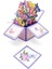 3pcs Renkli Kelebek 3D Pop-Up Kutu Tebrik Kartı Anneler Günü Öğretmenler Günü Sevgililer Günü Doğum Günü Dilekleri Evrensel (Yurt Dışından) 3