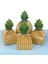 50PCS Ananas Şeker Kurabiye Kutusu Hawai Partisi Hediye Paketleme Kutusu Çantası Luau Yaz Doğum Düğün Dekorasyonu (Yurt Dışından) 3