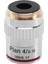 2x Mikroskop Planı Akromatik Objektif Lens 4x Biyolojik Metalurjik Mikroskop Hedefleri (Yurt Dışından) 4