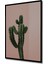 Dekoratif Ahşap Dikdörtgen Tablo Yeşil Kaktüs Çerçeve Görünümlü 2