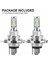 4x H4 9003 Hb2 6000K Süper Beyaz Csp LED Far Ampul Kiti Yüksek Düşük Işın Kanbusu (Yurt Dışından) 5