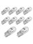 Araba T10 12V 5W 168 194 W5W Halojen Ampul Gösterim Kümesi Gösterge Gösterge Lambası Okuma Işıkları, 10 Paket Sıcak Beyaz (Yurt Dışından) 3