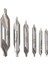 24 Pcs Hss Kombine Merkez Matkaplar Bit Seti Countersink 60 Derece Açısı 5/3/2.5/2/1.5/1 mm (Yurt Dışından) 2