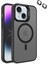 iPhone 14 Kılıf Armor Seri Magsafe Uyumlu Stand Özellikli Kamera Lensli Kapak 1