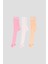 3 Adet Pamuklu Kız Bebek ve Çocuk Külotlu Çorap 4