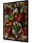 Çerçeve Görünümlü Soyut Meyve ve Sebzeler Ahşap Mdf Dekoratif Tablo Dikdörtgen Tablo 2