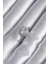 Pirinç Gümüş Renk Zirkon Taş Kalp Charm Model Kadın Yüzük - TJ-BYK2952 3