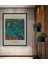 Çerçeve Görünümlü Van Gogh Iris Çiçekleri Dekoratif Ahşap Mdf Tablo Dikdörtgen Tablo 1