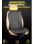 Lacasa Automotive Ortopedik,ergonomik,cepli,kaymaz Suni Deri(Vinil) Oto Kılıf-Minder (7parça Set) 5