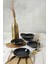 Siyah Gold Bahar Yemek Tabağı 19 cm 6 Adet 3