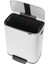 Bo Matt Beyaz Pedallı Çöp Kutusu 60LT (Plastik Iç Kovalı) 2