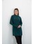 Tesettür Extra Uzun Tunik-Zümrüt Yeşil 8