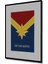 Dekoratif Ahşap Dikdörtgen Tablo Captain Marvel Çerçeve Görünümlü 2