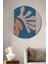 Dekoratif Ahşap Yuvarlak Tablo Henri Matisse 1