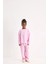 Pembe Oversize Nakışlı Sweatshirt 2