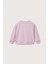 Pembe Oversize Nakışlı Sweatshirt 5
