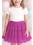 Fuşya Renkli Kabarık Kız Çocuk Tütü Etek 1