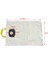 3 Pcs Parça Bez Toz Torbası Yıkanabilir Filtre Torbası Karcher Wd4 Wd5 Wd6 Vakum Süpürge Parçaları Kremalı Beyaz (Yurt Dışından) 3