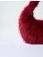 Bordo Peluş Omuz Çantası 2
