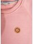 Organik Pembe Kışlık Kız Çocuk Sweatshirt 3
