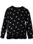 Ponponlu Siyah Kışlık Kız Çocuk Sweatshirt 2