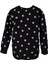 Ponponlu Siyah Kışlık Kız Çocuk Sweatshirt 4