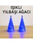 2’li Renk Değiştiren LED Işıklı Yılbaşı Ağacı Seti – Pilli, Piller Hediye, Dekoratif Noel Süsü 2