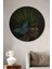 Dekoratif Ahşap Yuvarlak Tablo Yeşil Kanatlar 1