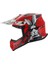- FS-618 Bunny Cross Kask - Parlak Kırmızı Siyah Beyaz - Xlarge Beden 1