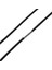 Paslanmaz Çelik Kapalı 4pcs 3mm Siyah Kauçuk Kordon Kolye - 22 Inç (Yurt Dışından) 3