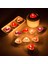 20 Li Kalp Mum Sarı Tealight Mum Doğum Günü Parti Süsleme 1