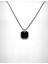 Erkek Siyah Oniks Taş Çelik Kolye 1