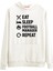 Eat Sleep Repeat Footbal Manager Tasarım 3 Iplik Şardonlu Kapüşonlu Unisex, Kadın, Erkek Hoodie 1