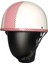 Motosiklet ve Bisiklet Yarım Chopper Model Kask Abs Matreıal Kask Whıte-Red 1