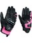 Motosiklet Kadın Eldiveni Carbon Titanium Full Koruma Deri Leather Motorcu Eldiven Pink 1