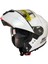 Motosiklet Çene Açılır Kask Güneş Vizörlü Ece 22.06 Sertifikalı New Motor Kaskı V2 Whıte 2