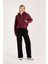 %100 Pamuk Kapüşonlu Fermuarlı Kadın Sweatshirt 8