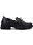 Kadın Hakiki Deri Siyah Loafer Ayakkabı 817 9879 Bn Ayk SK25-26 Sıyah Dr 1