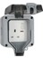 IP66 Dış Mekan Uzatma Kurşun 13A Rainproof Socket Independent Anahtarlı Dış Soket Su Geçirmez Kutu (Ingiltere Fişi) (Yurt Dışından) 1