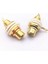 100PCS Altın Kaplama Rca Terminal Jack Fiş Amplifikatör Hoparlör Için Kadın Soketi Şasi Paneli Konektörü (Yurt Dışından) 4