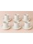 6 Lı Kahve Fıncan Takımı -90 ml Modern Beyaz Porselen-Düz 1