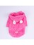 Pembe Lucca Teddy Hoodie Ayı Kulaklı Peluş Orta Büyük Irklar Köpek Kıyafeti Köpek Sweati 5