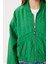 Fermuarlı Kısa Kapitone Ceket LDM0014 Yeşil 4