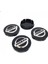 Nissan Qashqai-Juke Jant Göbeği Siyah 48-54MM 1