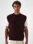 Erkek Bordo Yumuşak Dokulu Regular Fit Süveter 1