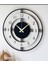 Duvar Saati Sıyah Beyaz 1
