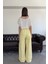 Özel Seri Premium Keten Pantolon- Sarı 7