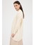 Ekru Balıkçı Yaka Triko Tunik 5315 7